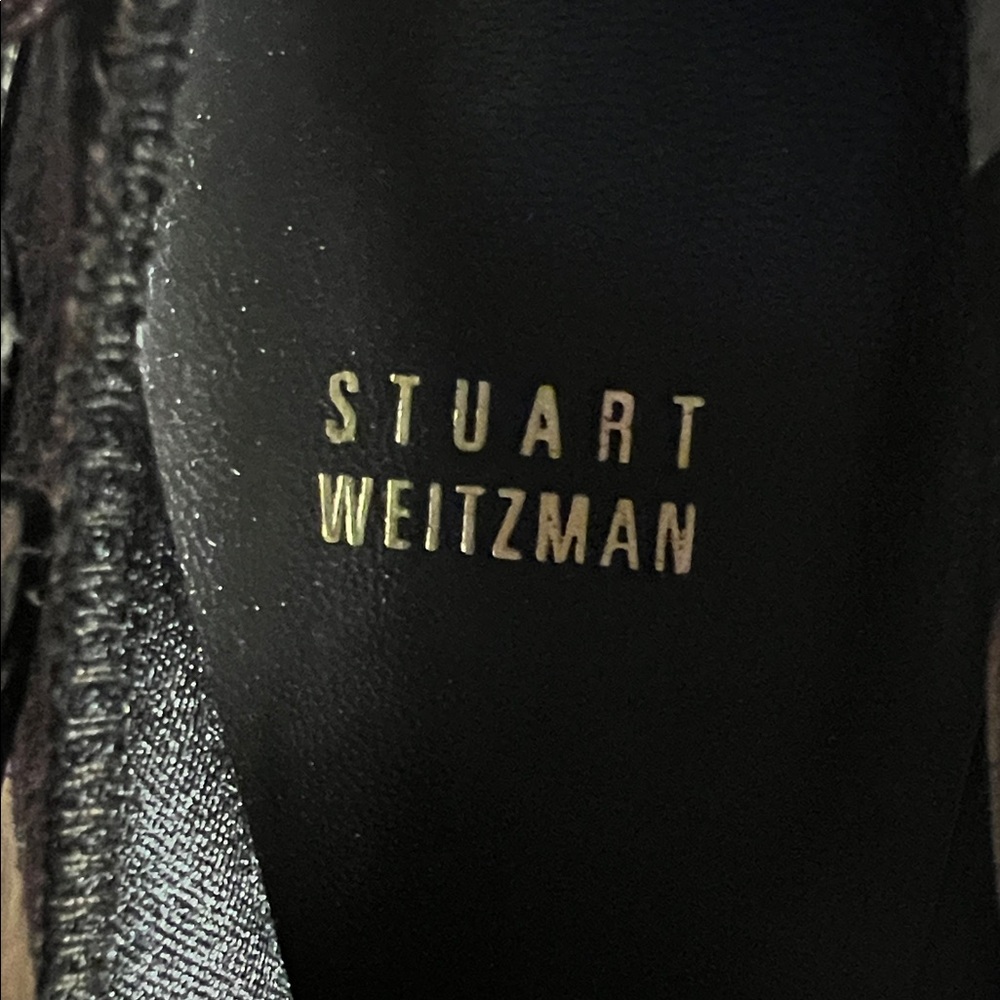 Stuart Weitzman Dark Brown Bootie Heels - Picture 2 of 9